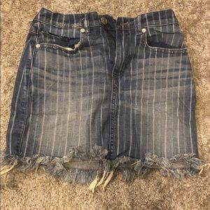 Express denim skirt